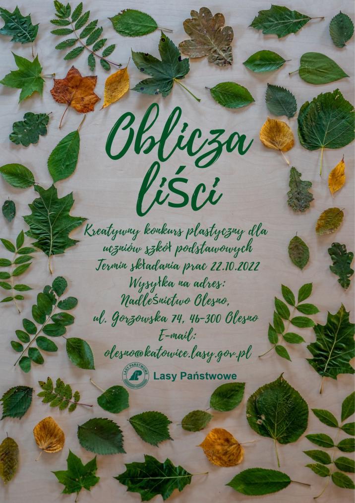 Plakat - Oblicza liści