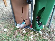 Akt wandalizmu na terenie Nadleśnictwa Olesno