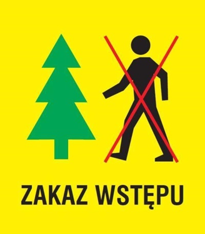 Informacja o wprowadzeniu okresowego zakazu wstępu do lasu na terenie Nadleśnictwa Olesno